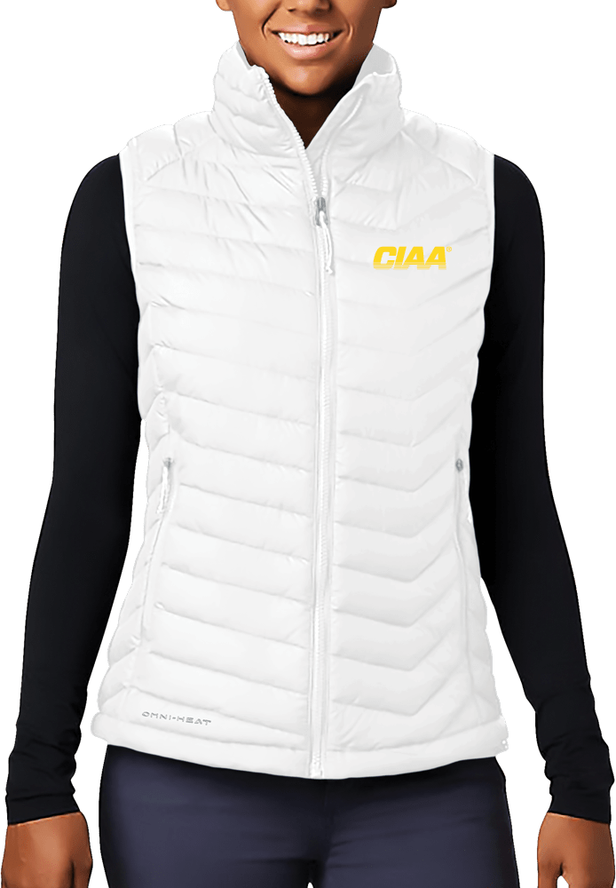 Bowie State Columbia Womens Powder Lite Vest Bowie State CIAA - ONLINE ONLY