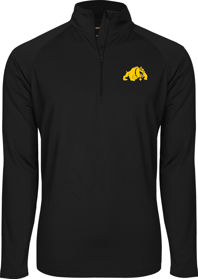 Bowie State Sport Tek Sport Wick Stretch 1/2 Zip Pullover Primary Mark - ONLINE ONLY