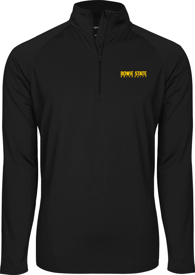 Bowie State Sport Tek Sport Wick Stretch 1/2 Zip Pullover Bowie State University Stacked - ONLINE ONLY