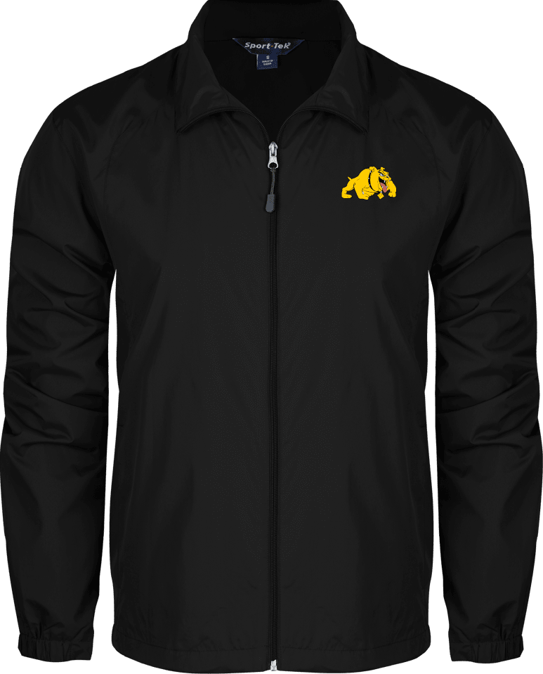Bowie State Full Zip Wind Jacket Primary Mark - ONLINE ONLY
