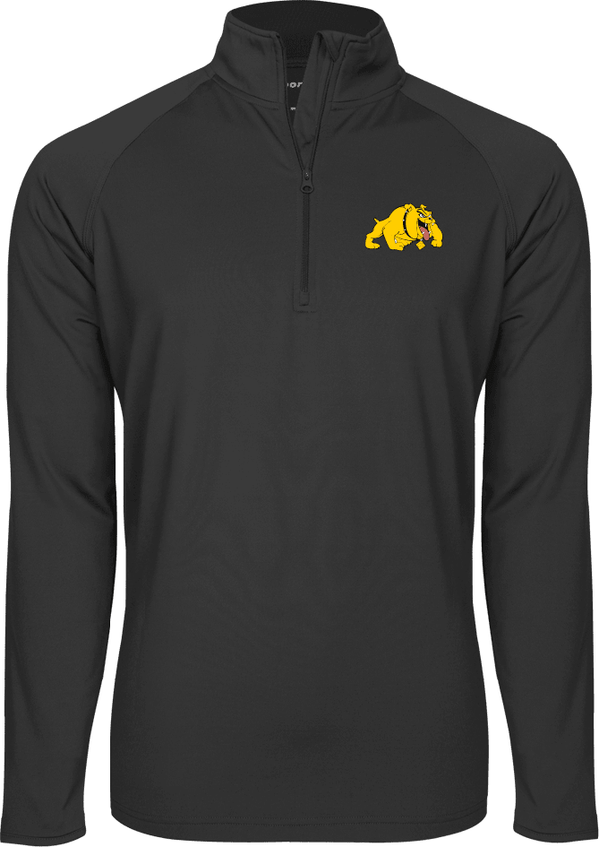 Bowie State Sport Tek Sport Wick Stretch 1/2 Zip Pullover Primary Mark - ONLINE ONLY