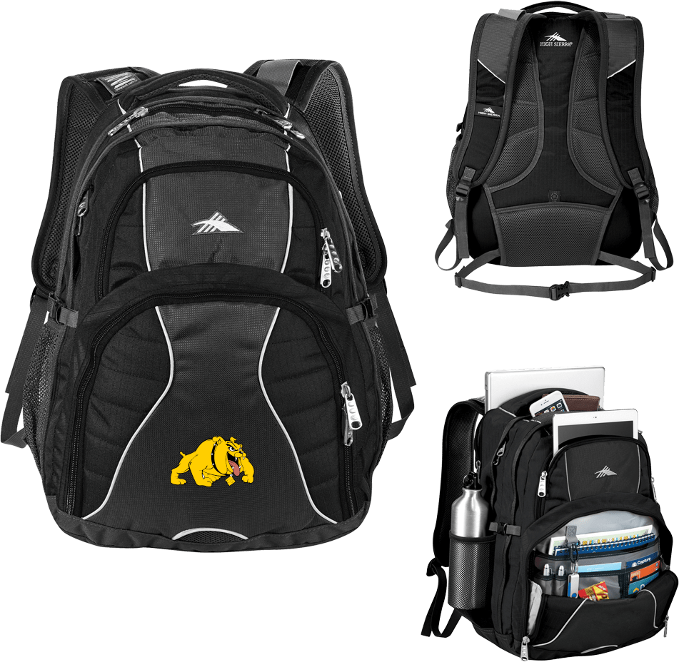 Bowie State High Sierra Swerve Computer Backpack Primary Mark - ONLINE ONLY
