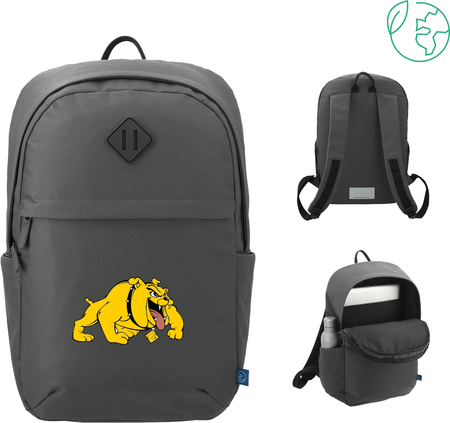 Bowie State Repreve Ocean Commuter Computer Backpack Primary Mark - ONLINE ONLY