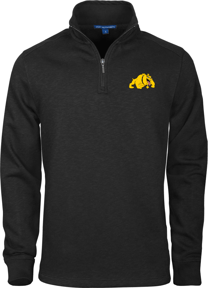 Bowie State Slub Fleece 1/4 Zip Pullover Primary Mark - ONLINE ONLY