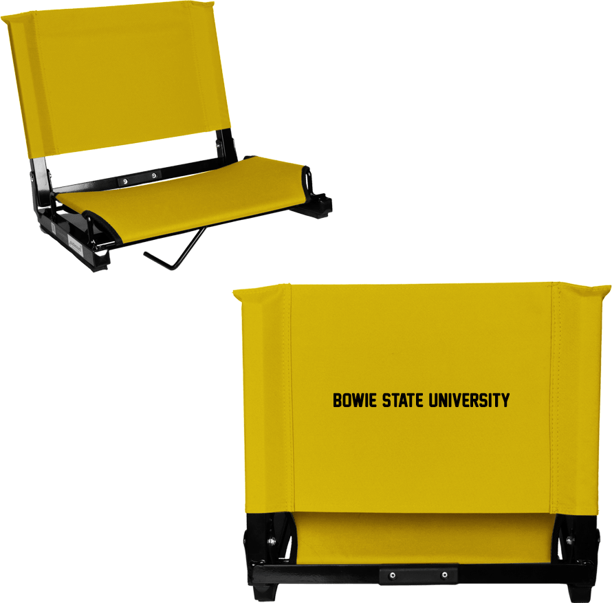 Bowie State Stadium Chair Bowie State University Flat - ONLINE ONLY