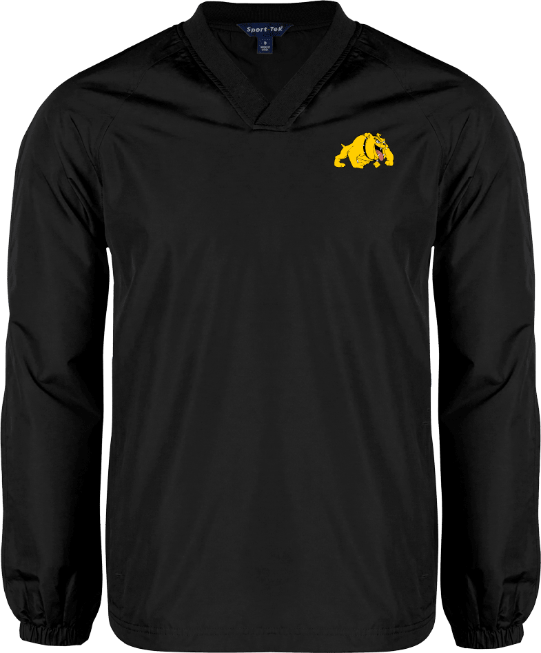 Bowie State V Neck Raglan Windshirt Primary Mark - ONLINE ONLY