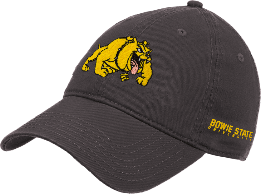 Bowie State Unstructured Adjustable Low Profile Hat Primary Mark - ONLINE ONLY