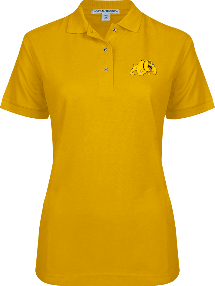 Bowie State Womens Silk Touch Pique Polo Primary Mark - ONLINE ONLY