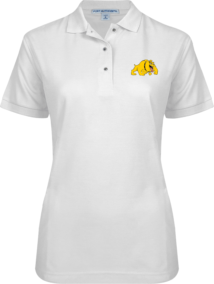 Bowie State Womens Silk Touch Pique Polo Primary Mark - ONLINE ONLY