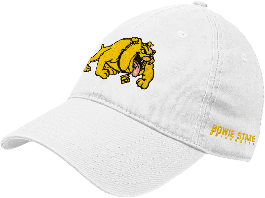 Bowie State Unstructured Adjustable Low Profile Hat Primary Mark - ONLINE ONLY