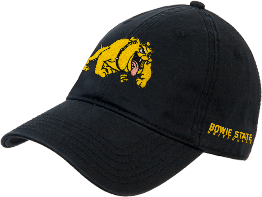 Bowie State Unstructured Adjustable Low Profile Hat Primary Mark - ONLINE ONLY