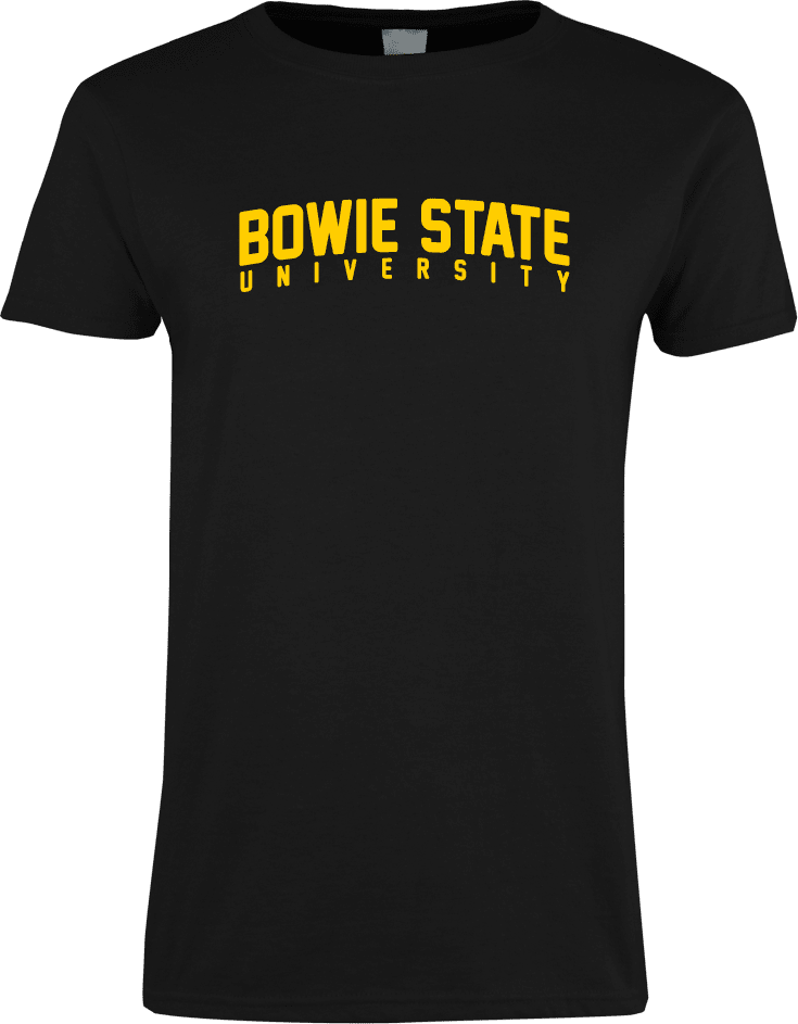 Bowie State Womens Short Sleeve Tee Bowie State University Arched - ONLINE ONLY