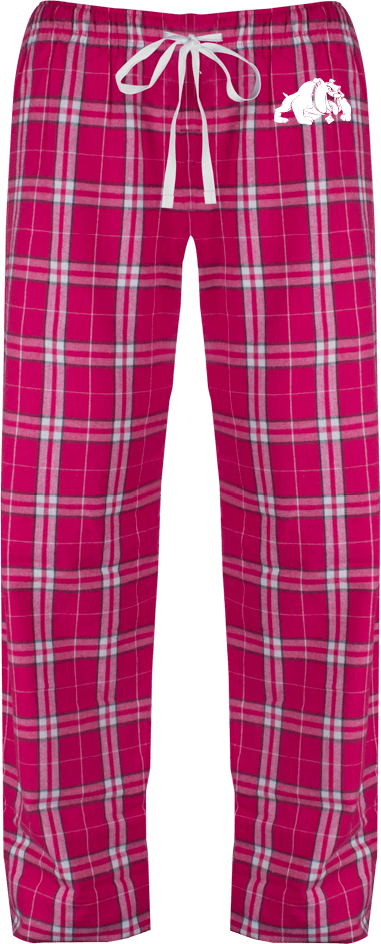 Bowie State Womens Flannel Pajama Pant Primary Mark - ONLINE ONLY