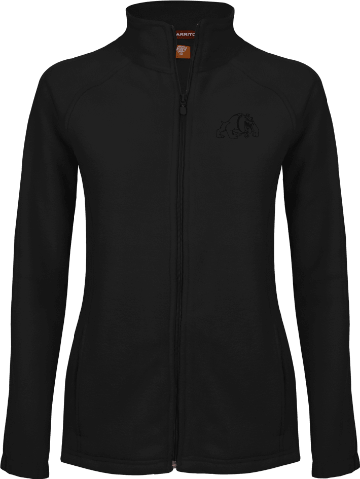 Bowie State Womens Fleece Full Zip Jacket Primary Mark - ONLINE ONLY