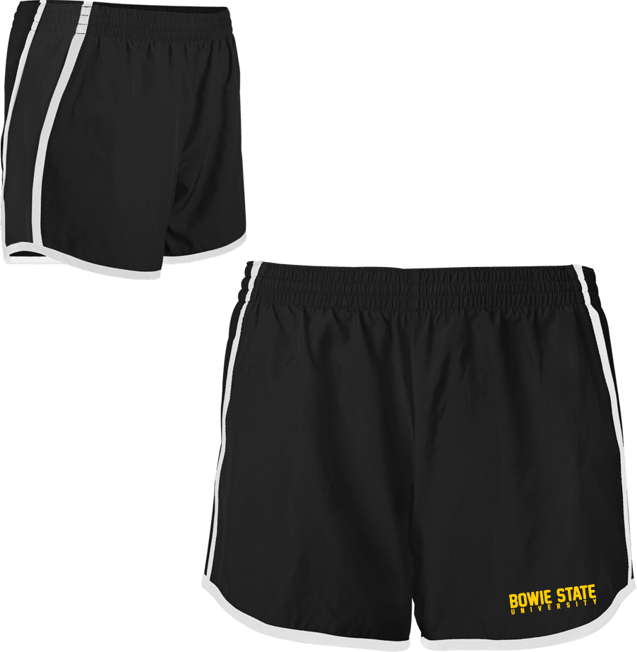 Bowie State Womens Team Short Bowie State University Stacked - ONLINE ONLY
