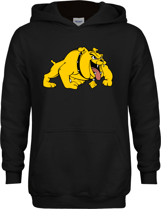 Bowie State Youth Fleece Hoodie Primary Mark - ONLINE ONLY
