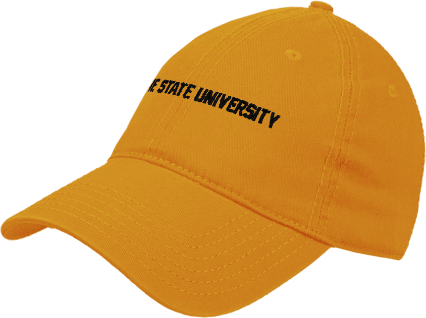 Bowie State Unstructured Adjustable Low Profile Hat Bowie State University Flat - ONLINE ONLY