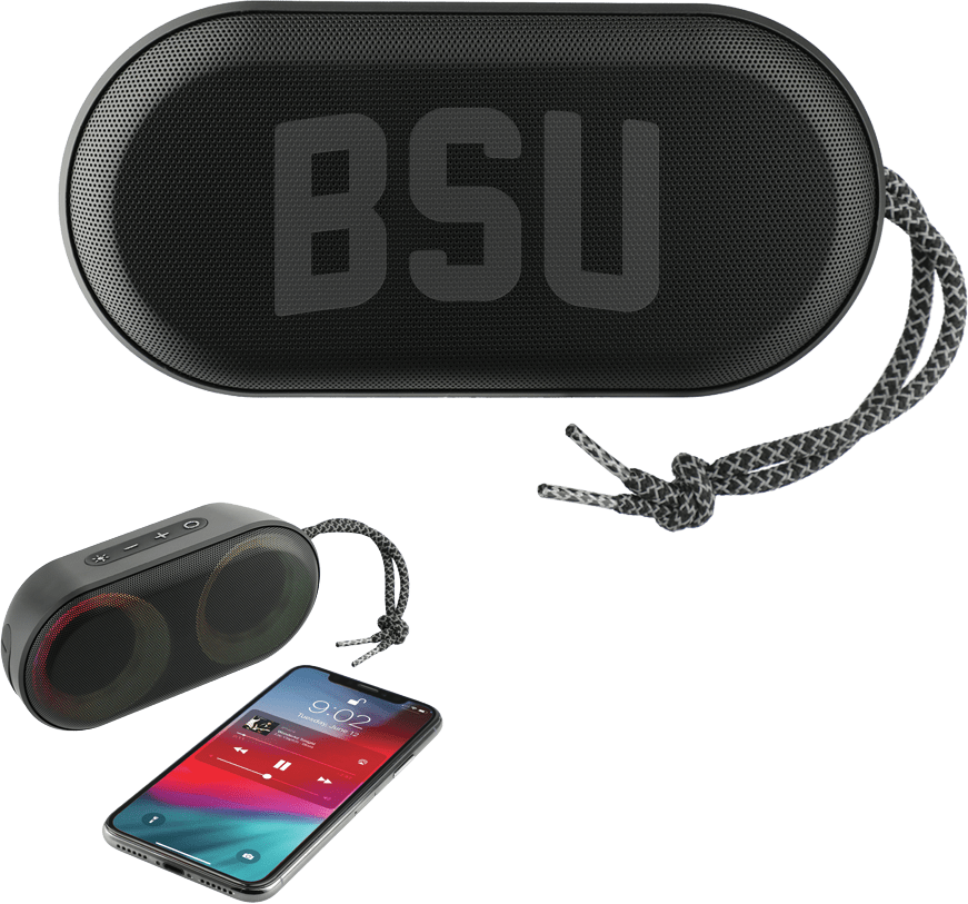 Bowie State Zedd Outdoor Speaker with RGB Lights BSU - ONLINE ONLY