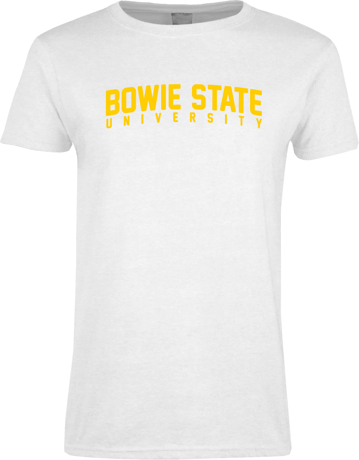 Bowie State Womens Short Sleeve Tee Bowie State University Arched - ONLINE ONLY