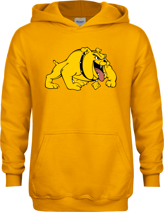 Bowie State Youth Fleece Hoodie Primary Mark - ONLINE ONLY