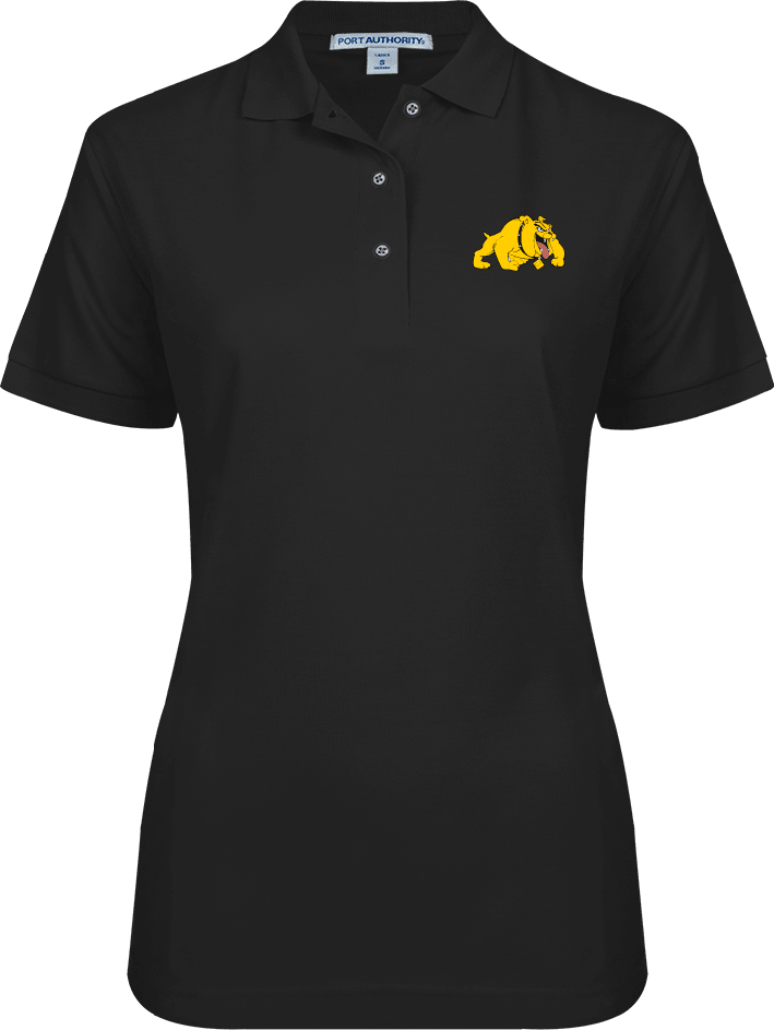 Bowie State Womens Silk Touch Pique Polo Primary Mark - ONLINE ONLY