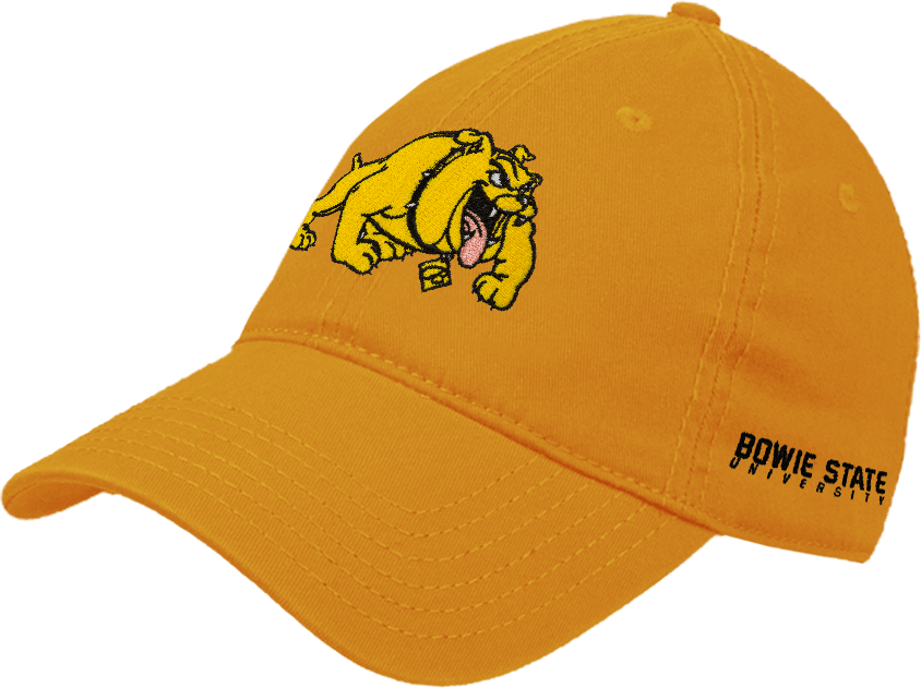 Bowie State Unstructured Adjustable Low Profile Hat Primary Mark - ONLINE ONLY