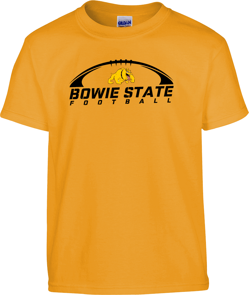 Bowie State Youth T Shirt Football - ONLINE ONLY