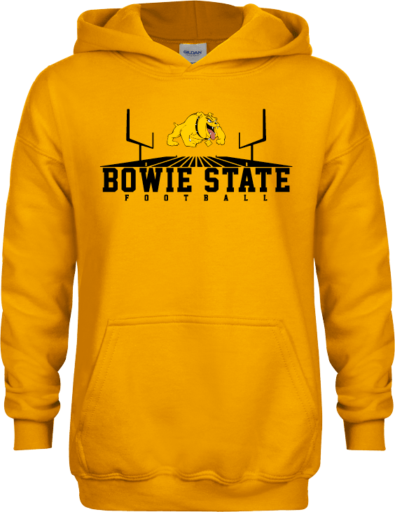 Bowie State Youth Fleece Hoodie Football - ONLINE ONLY