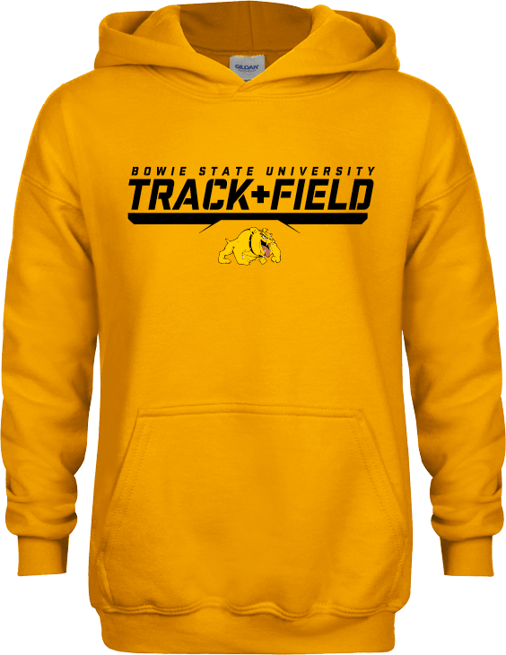 Bowie State Youth Fleece Hoodie Track & Field - ONLINE ONLY