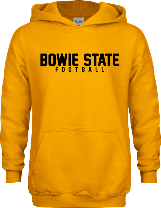 Bowie State Youth Fleece Hoodie Football - ONLINE ONLY