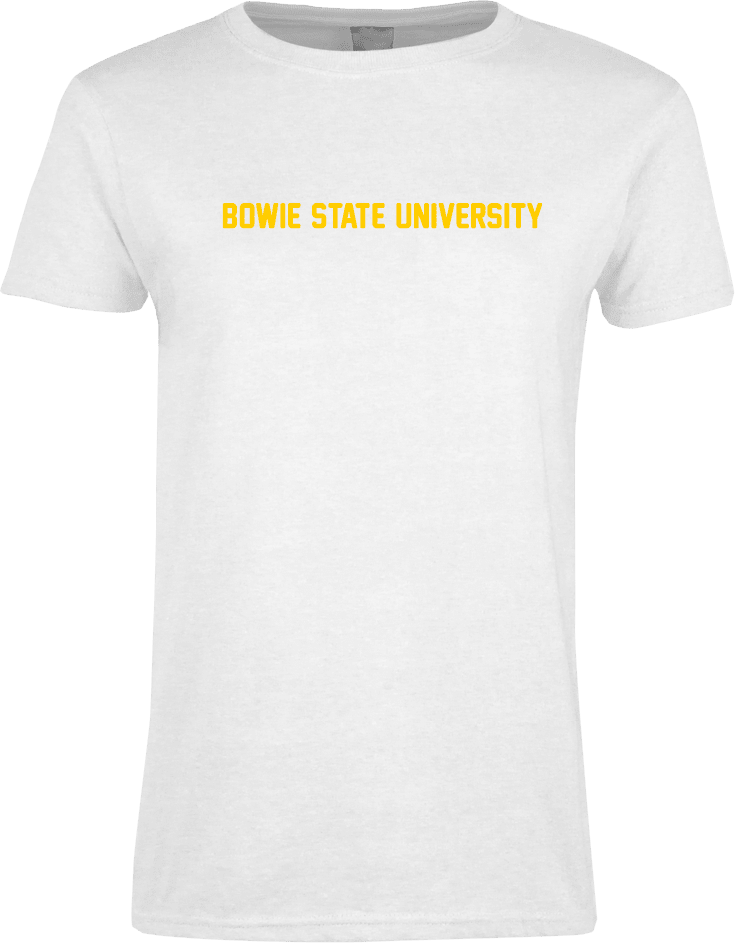 Bowie State Womens Short Sleeve Tee Bowie State University Flat - ONLINE ONLY
