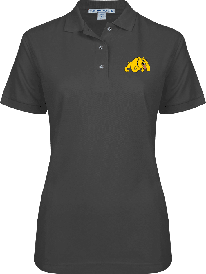 Bowie State Womens Silk Touch Pique Polo Primary Mark - ONLINE ONLY