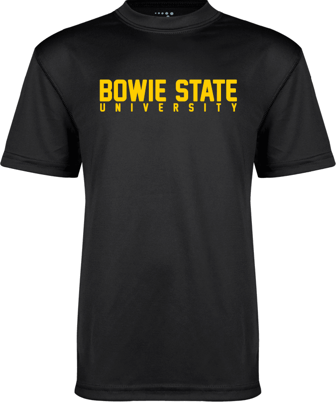 Bowie State Youth Performance Tee Bowie State University Stacked - ONLINE ONLY