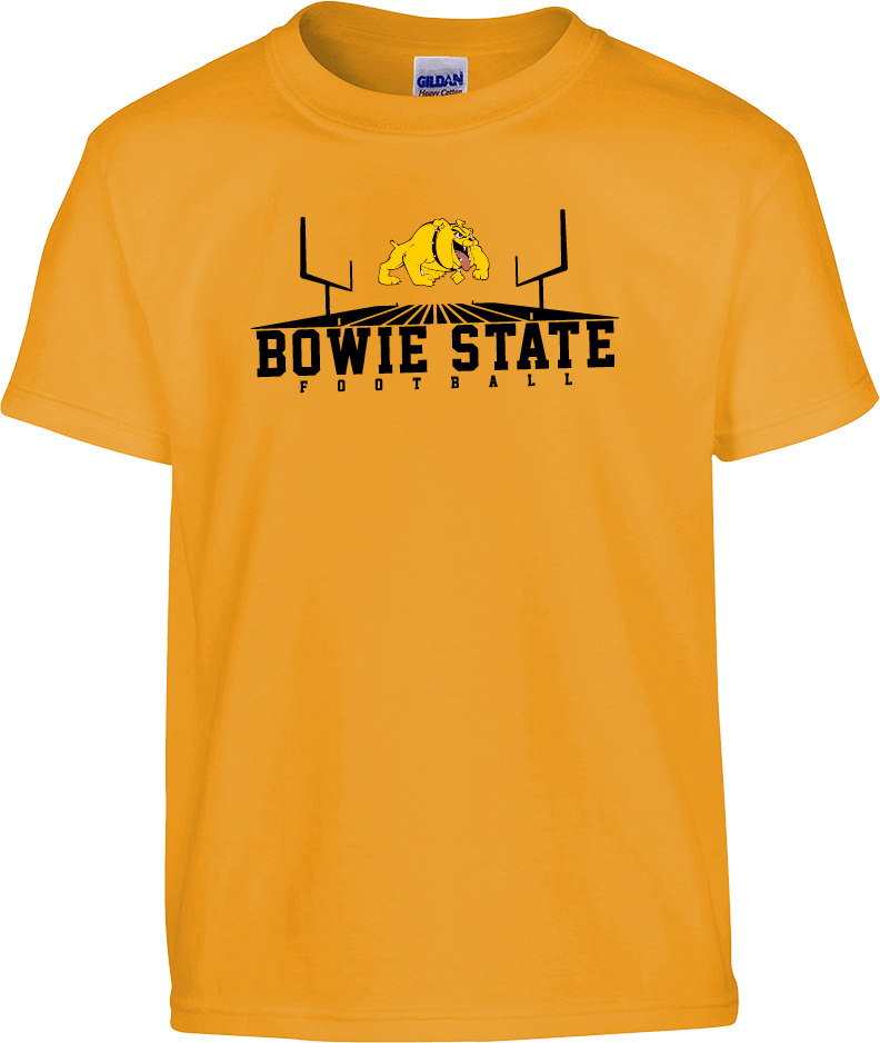 Bowie State Youth T Shirt Football - ONLINE ONLY
