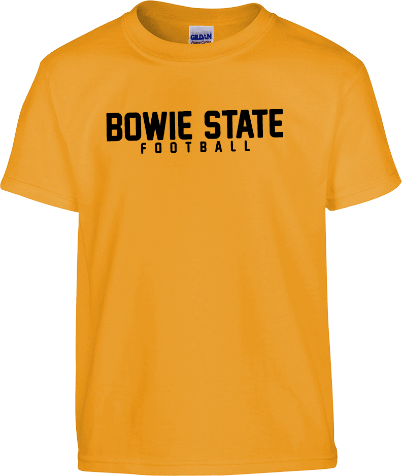 Bowie State Youth T Shirt Football - ONLINE ONLY