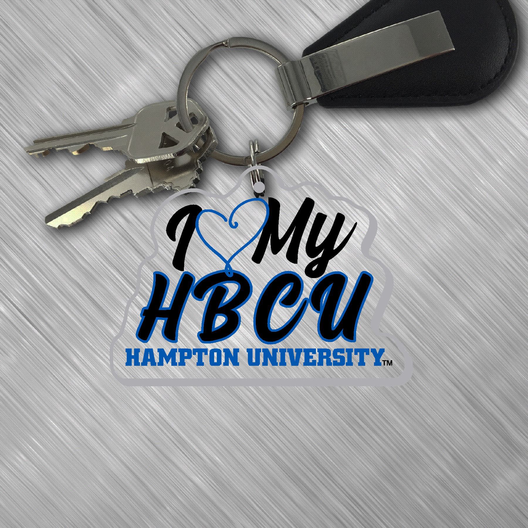 Hampton University Keychain