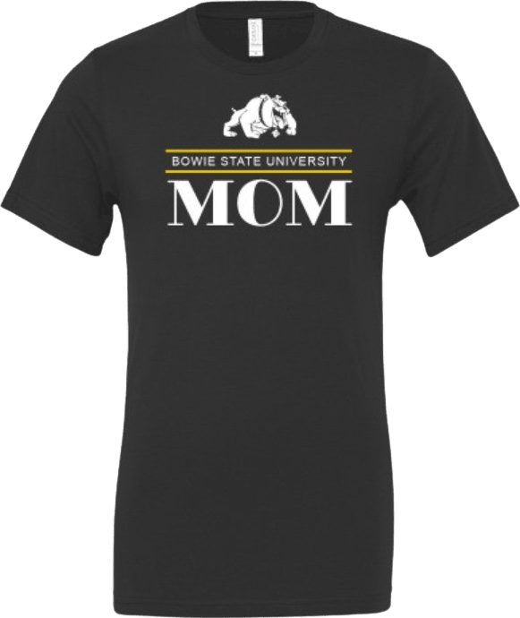 Bowie State University Bulldogs Mom Short Sleeve T-Shirt