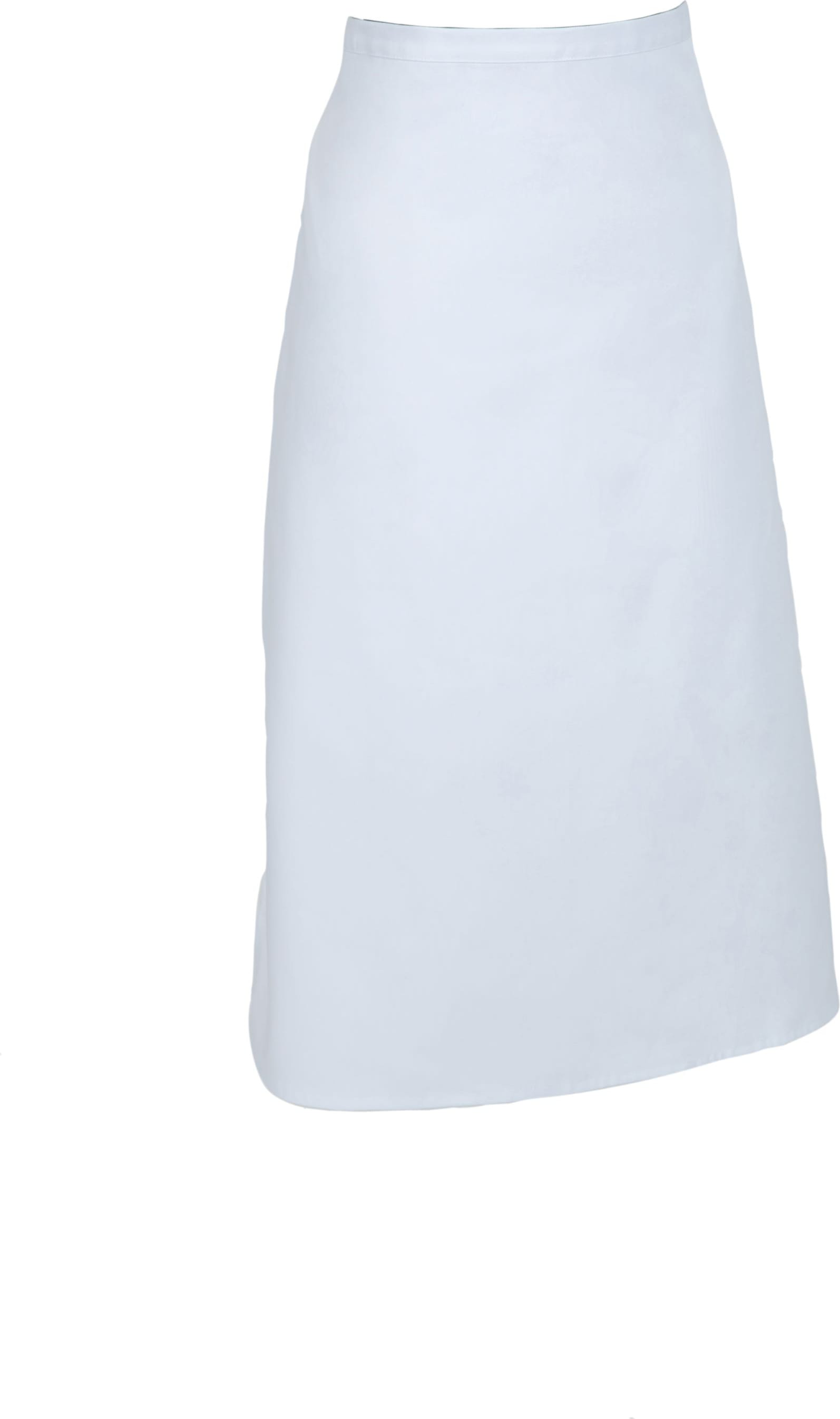 2-Sided Bistro Apron - White, 33'' Long x 29'' Wide