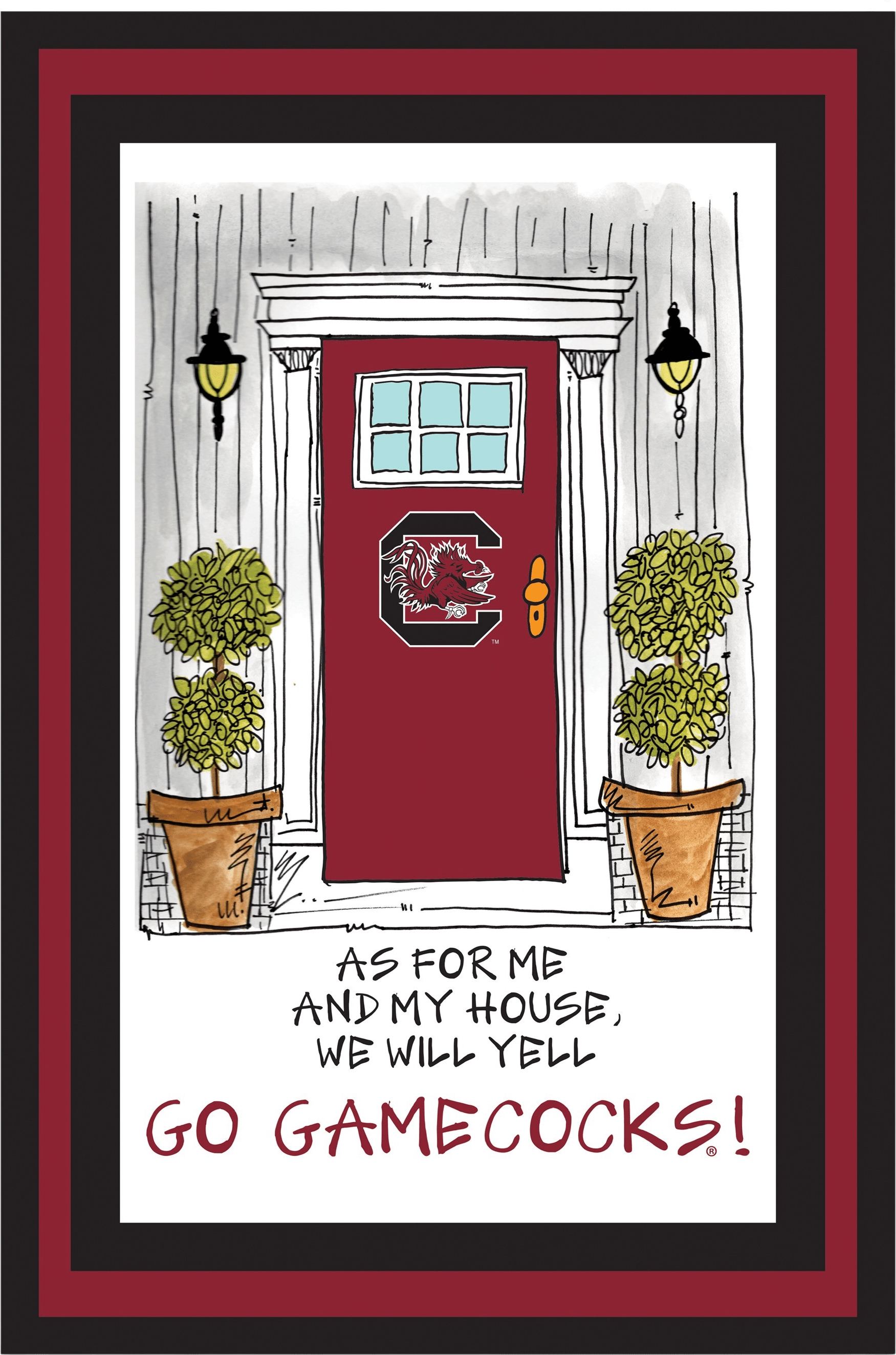 University of South Carolina Garden Flag