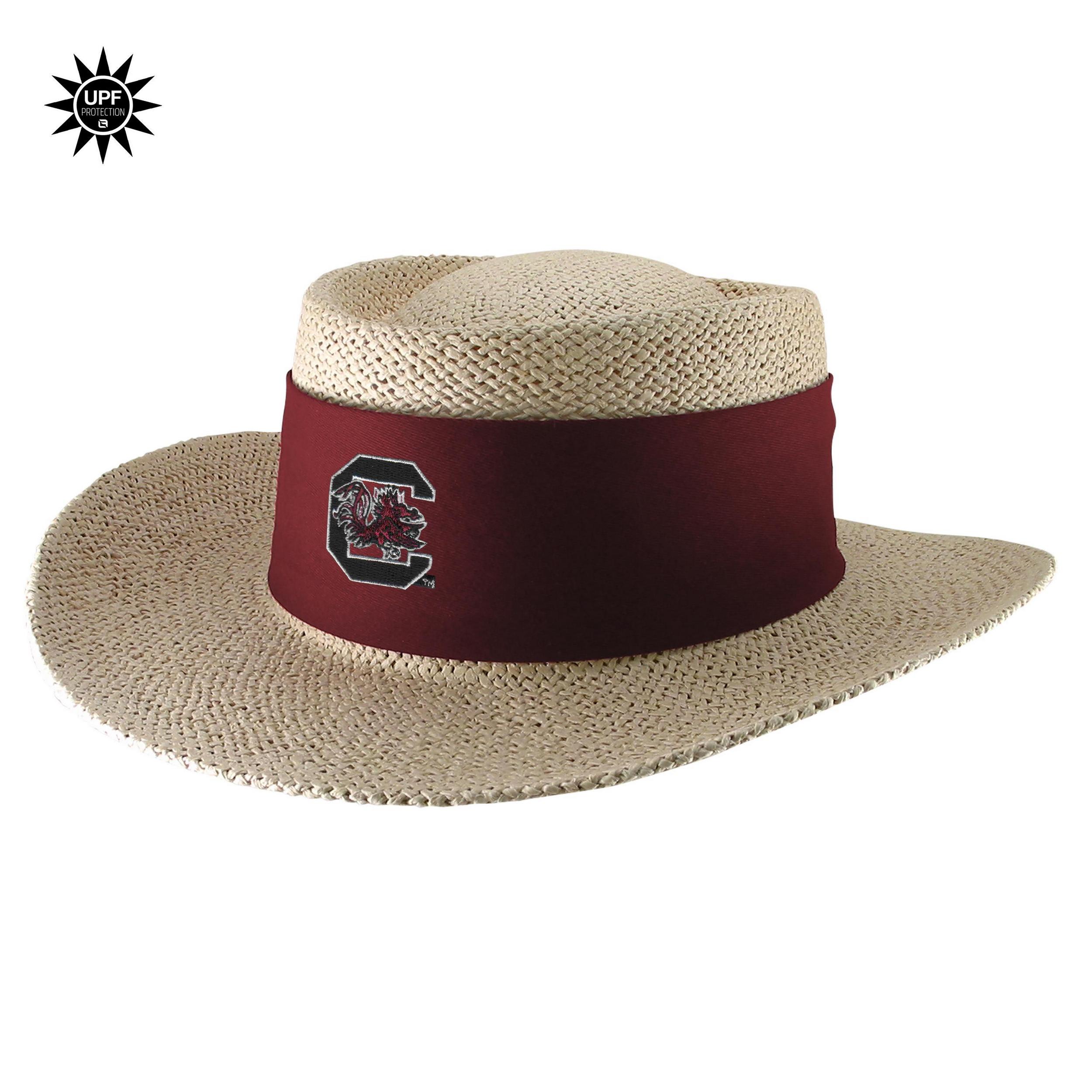 University of South Carolina Gamecocks Tournament Straw Hat
