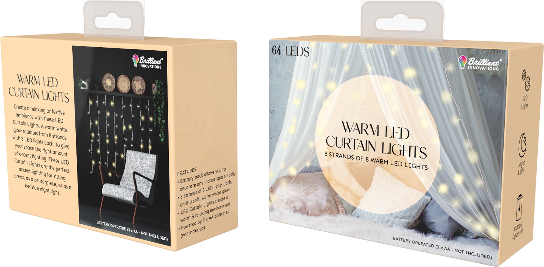 Curtain Lights- white