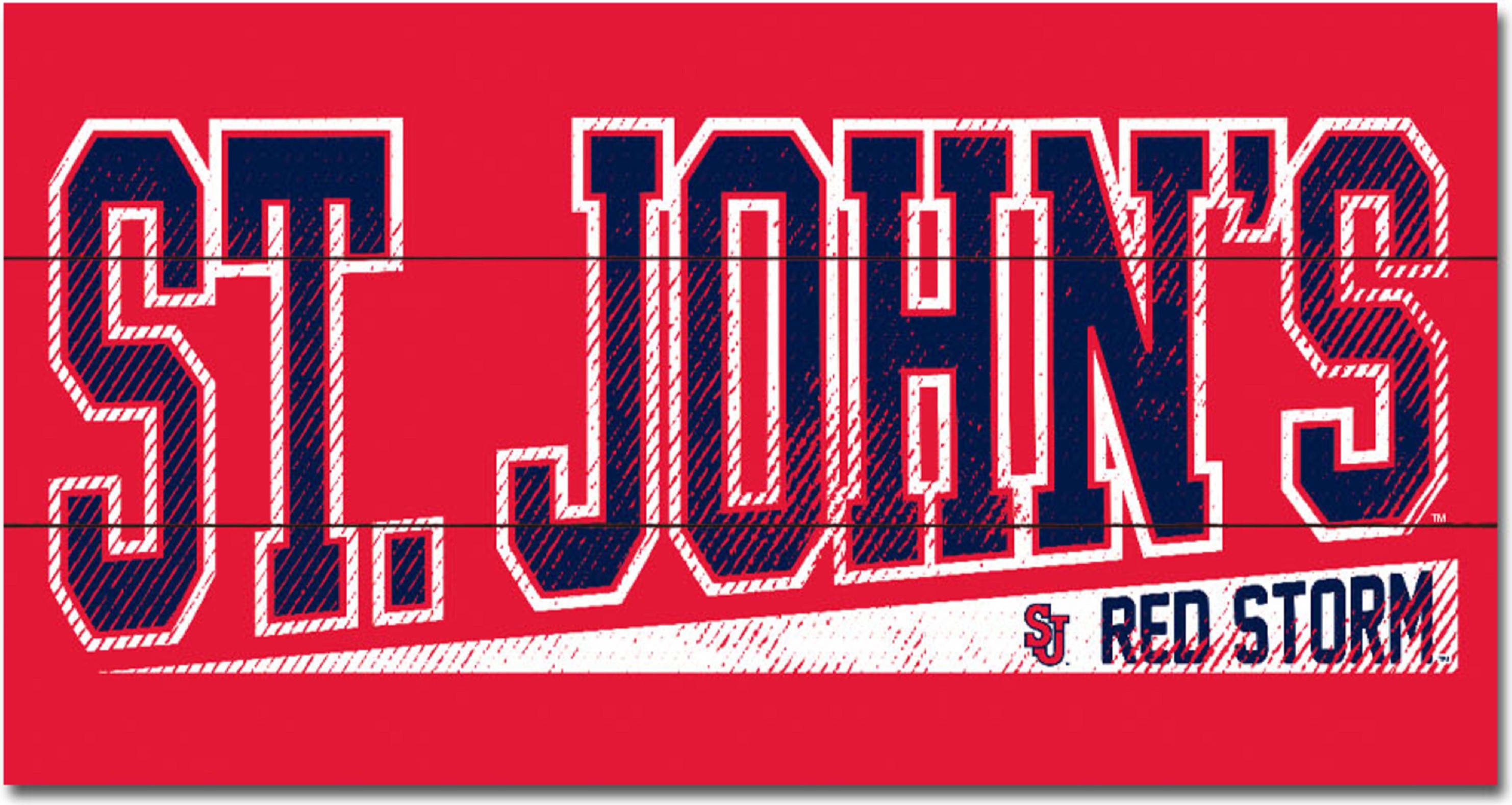 St. John's University 11x20 Wood Plank Sign - ONLINE ONLY
