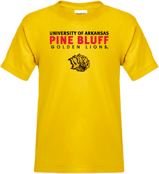 Arkansas Pine Bluff Youth T-Shirt University of Arkansas Pine Bluff Golden Lions - ONLINE ONLY