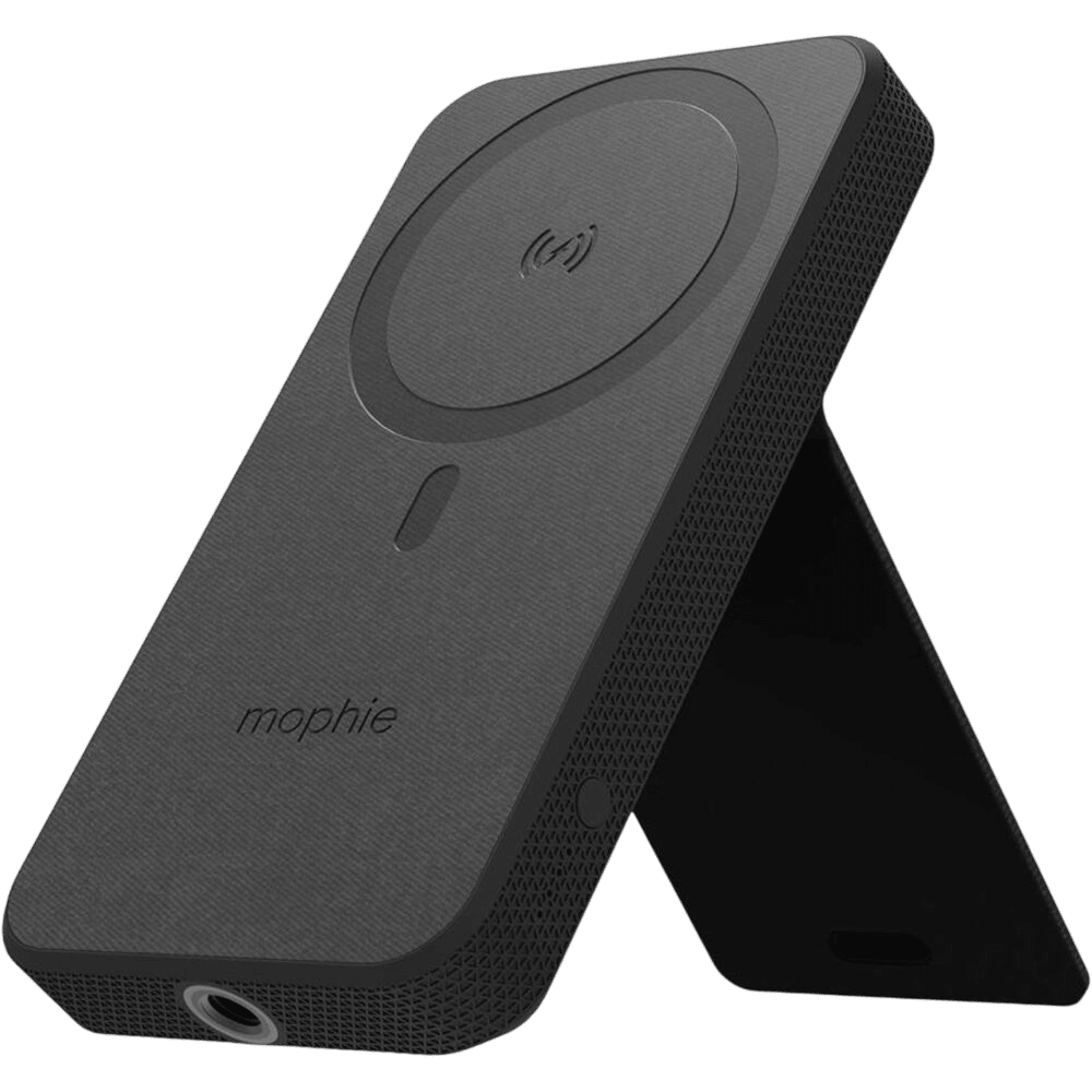 Snap+ Powerstation Stand 10,000 mAh Portable Charger with MagSafe Compatibility (Black) - ONLINE ONLY