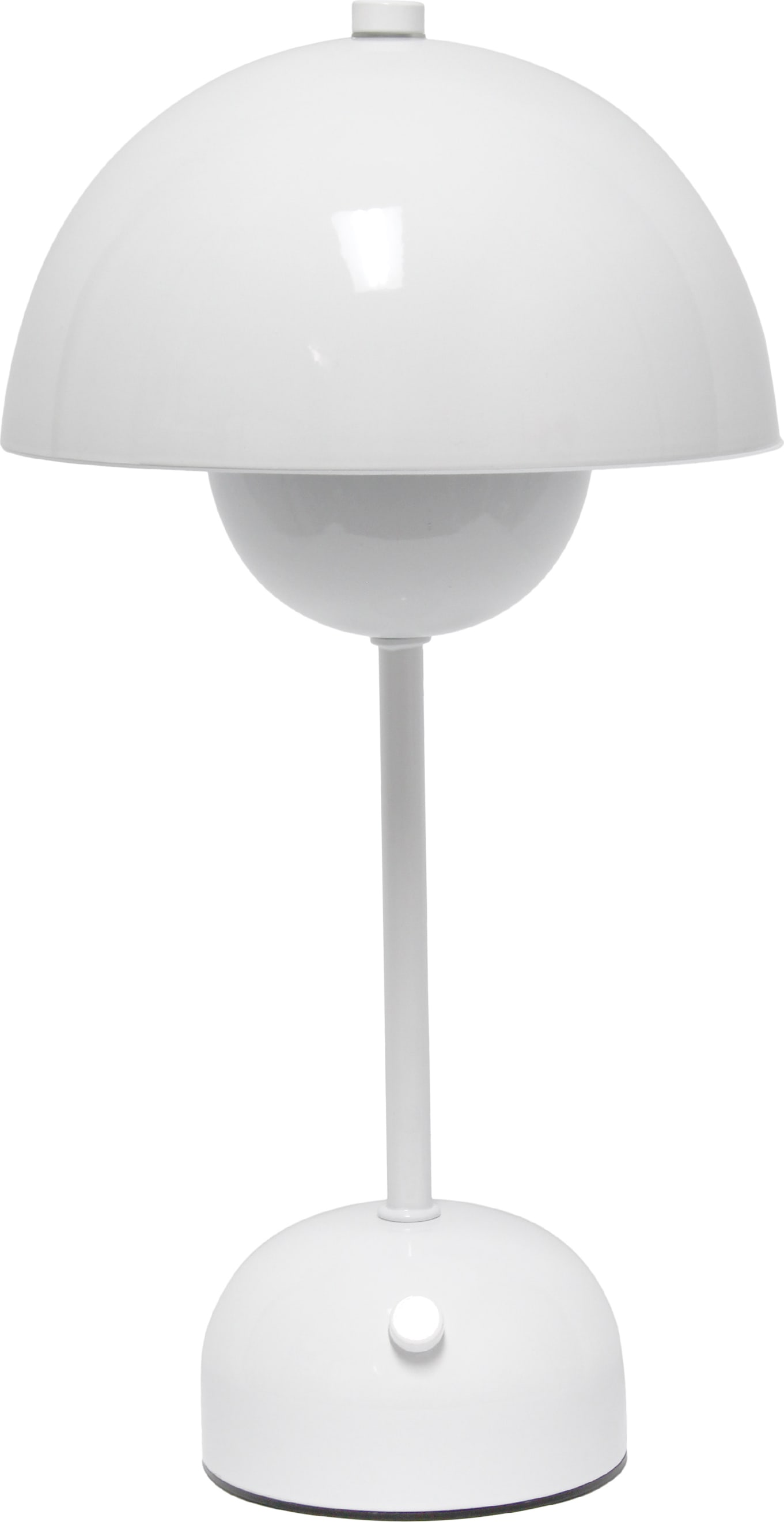 Simple Designs 11.8 Mushroom Magic Dimming LED Touch Stick Lamp, Portable & Rechargeable