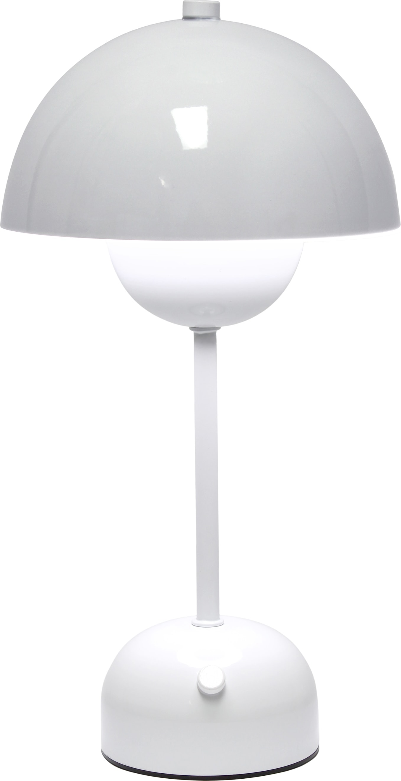 Simple Designs 11.8 Mushroom Magic Dimming LED Touch Stick Lamp, Portable & Rechargeable
