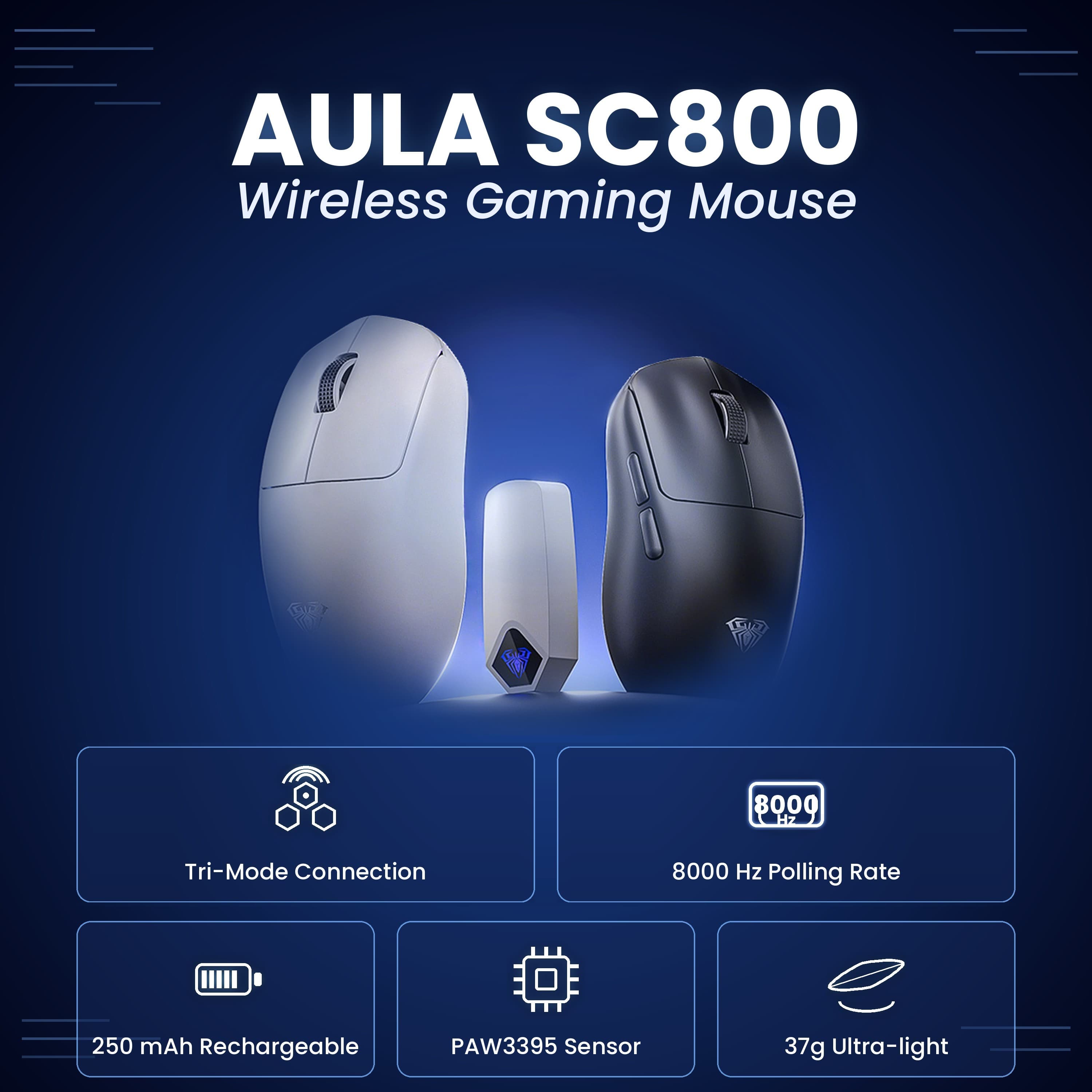AULA SC800 Gaming Mouse - ONLINE ONLY