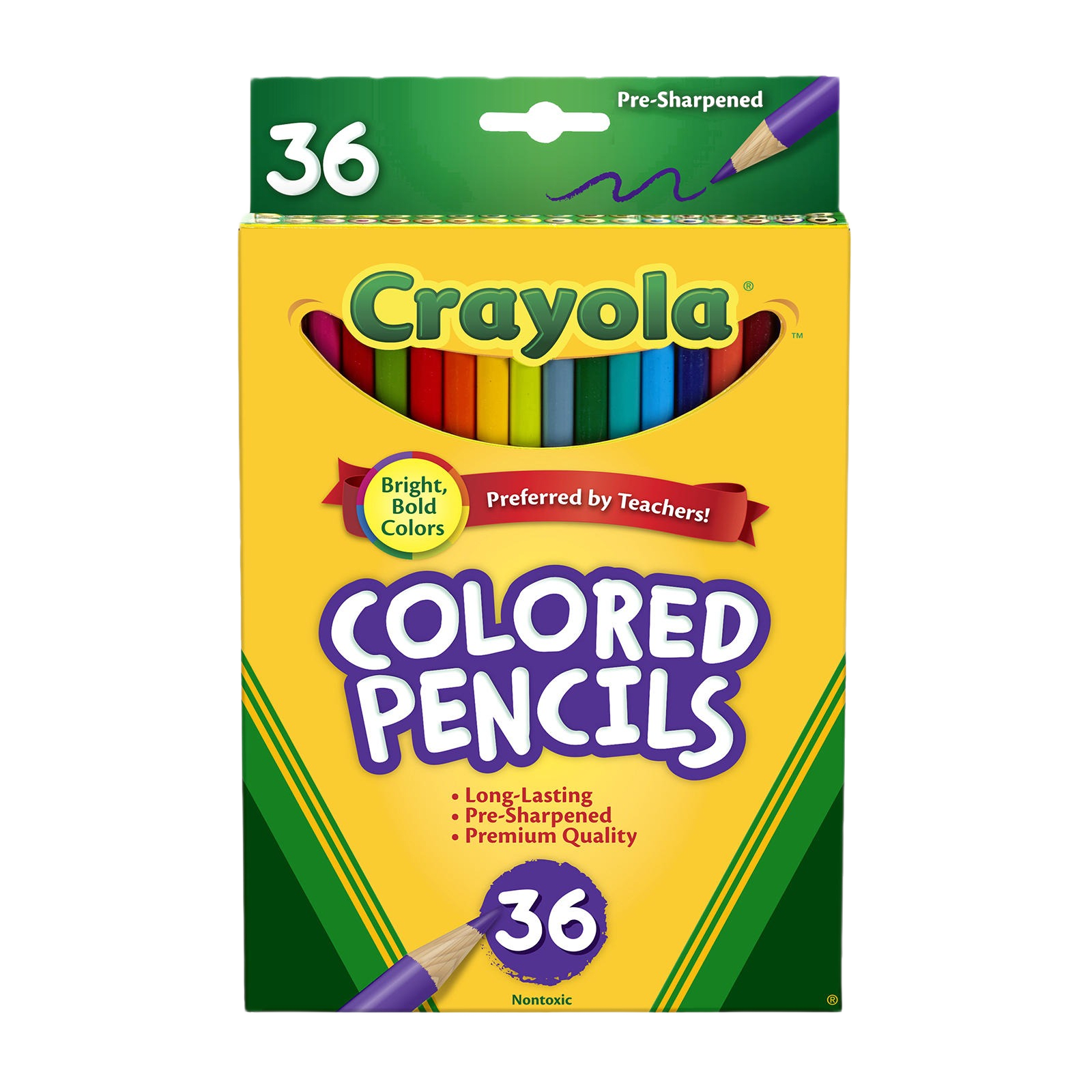 CRAYOLA COLOR PENCIL 36CT (6)