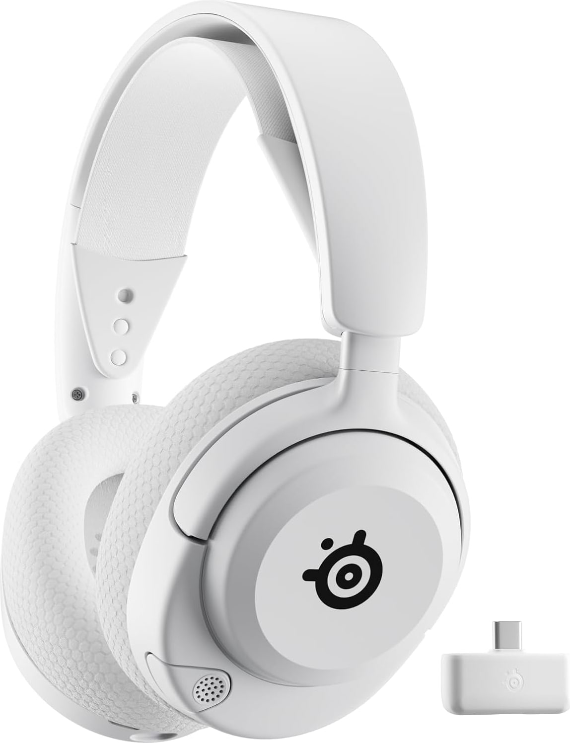 SteelSeries Arctis Nova 5 Wireless Gaming Headset for PC, PS5, and PS4 (White)