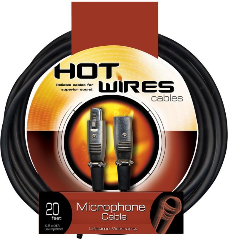 Microphone Cable (20', XLR-XLR) - ONLINE ONLY